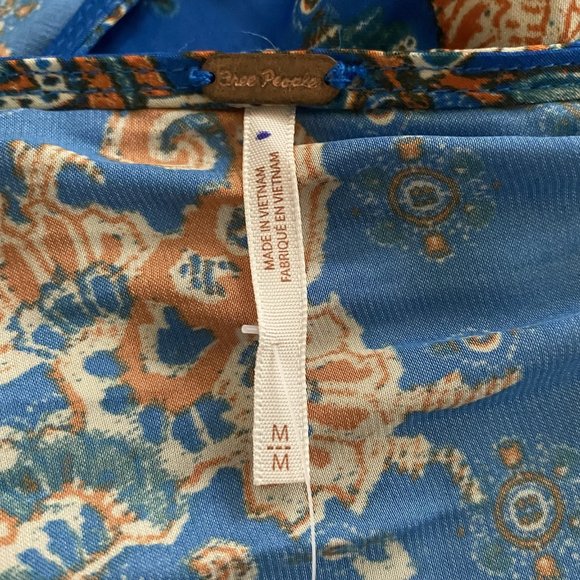 ✨2x HP✨Free People Arzel Printed Mini Dress NWT - Picture 8 of 8